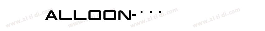 TR Balloon字体转换
